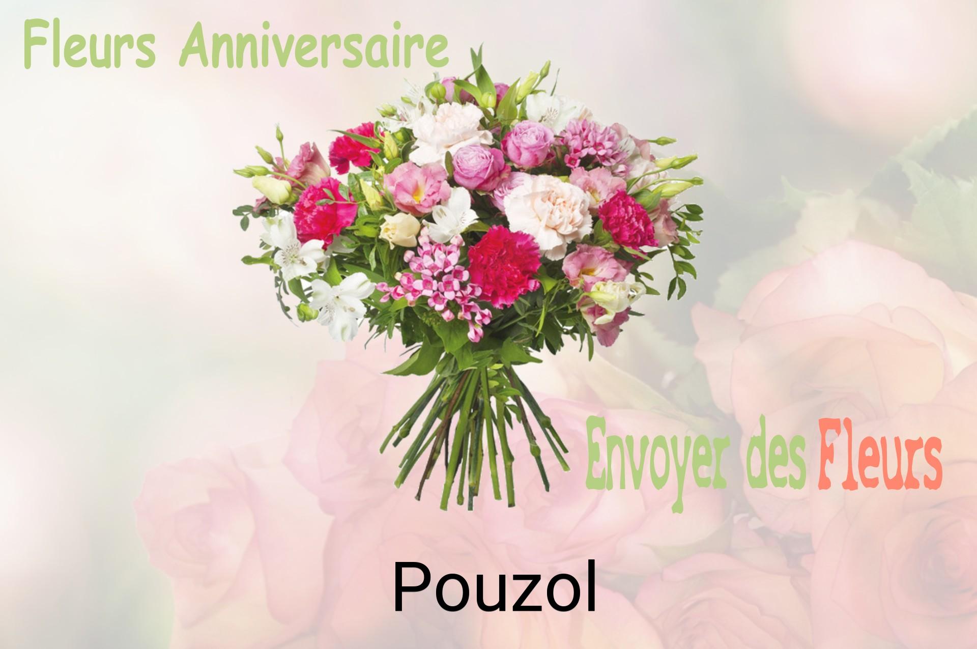 Bouquet de fleurs d’anniversaire livré à Pouzol